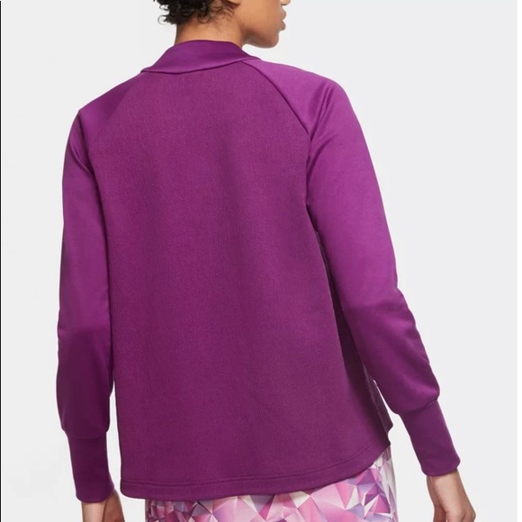 NIKE 1/4 Zip Purple Sweatshirt - Picture 2 of 7